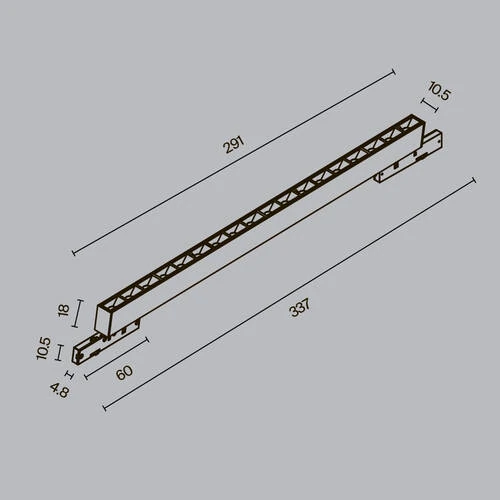 Трековый светильник Магнитная трековая система 5мм LEVITY Points, LED 15W, 3000K, Черный (Maytoni Technical, TR193-1-15W3K-M-B) - Amppa.ru