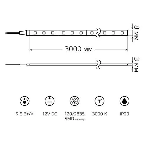 Лента светодиодная Gauss Basic BT061 - Amppa.ru