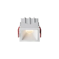 Встраиваемый светильник Downlight Alfa LED 10W, 3000K, Белый (Maytoni Technical, DL043-01-10W3K-SQ-W-1)