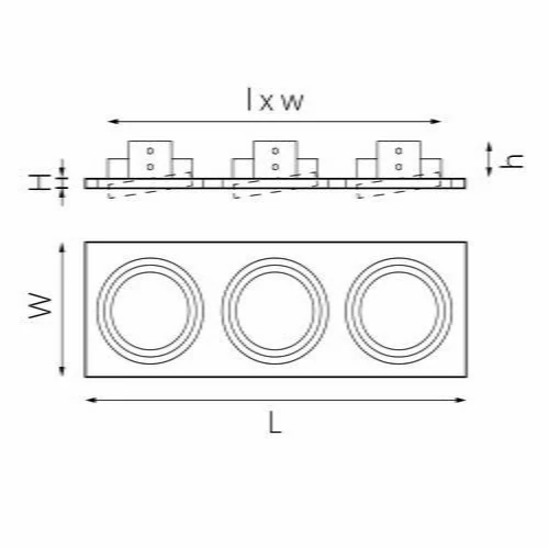 Комплект из светильника и рамки Intero 111 Intero 111 Lightstar i836060706