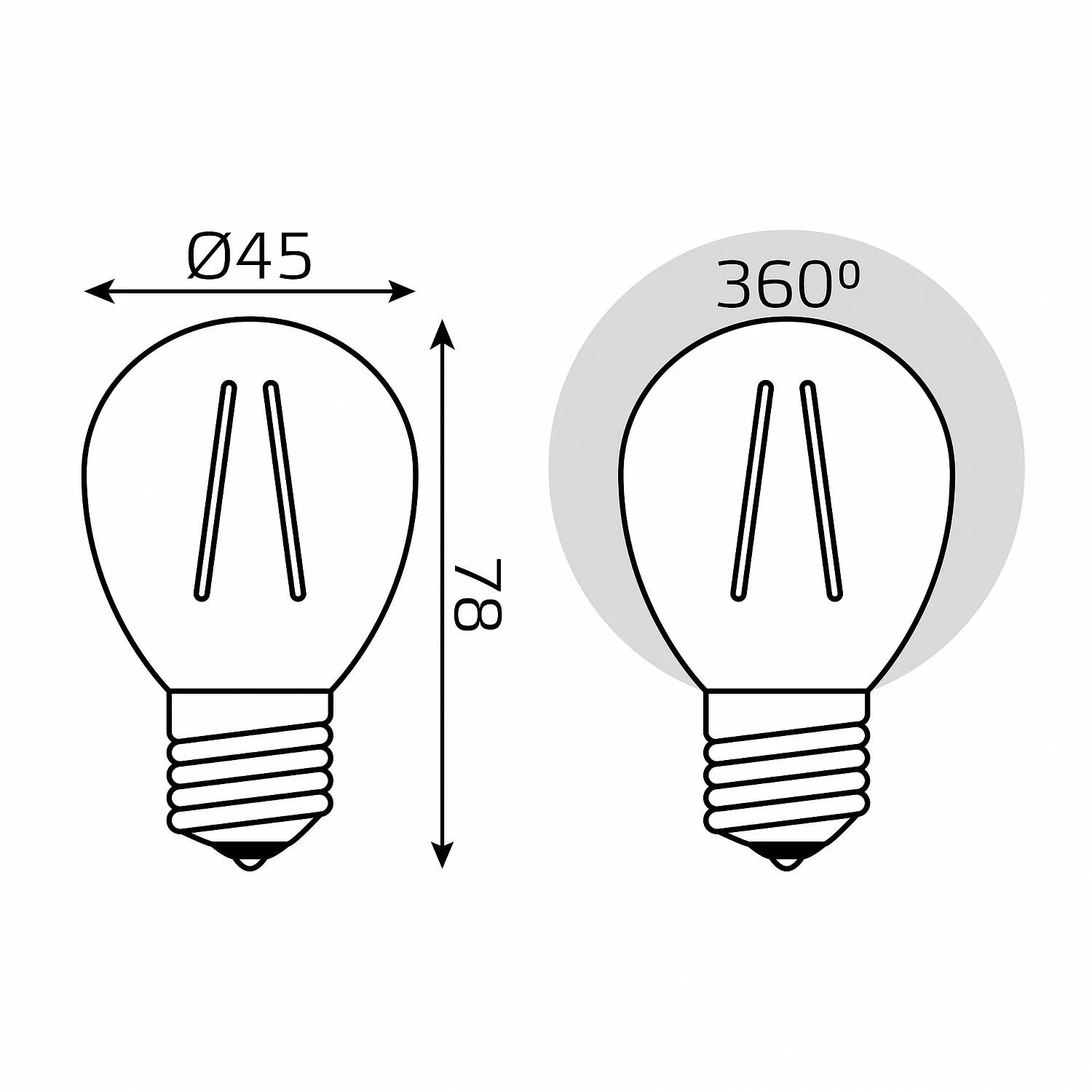 Лампа светодиодная Gauss Filament E27 13Вт 4100K 105802213 - Amppa.ru