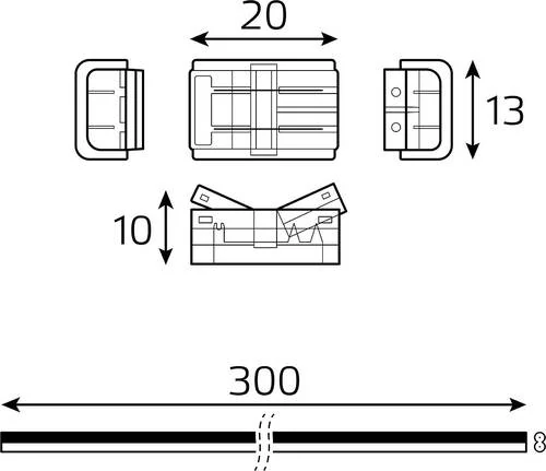 Соединитель лент гибкий Gauss Basic BT401 - Amppa.ru