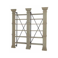 Стеллаж Cabinet Burgundy, Белый/Черный (Eichholtz, 105745)