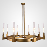 Люстра Rh Canelle Round Chandelier 8 Modern Brass By Imperiumloft, 84600-22