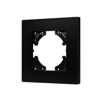 Рамка пластиковая FRM-PERIO-PL-1-BK (Arlight, -)