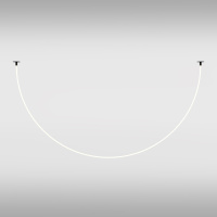 Подвесной светильник Modern Tau, LED 40W, 3000K, Черный, Белый (Maytoni, MOD146PL-L40B3K)