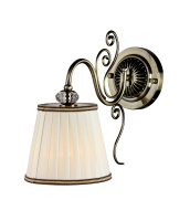 Настенный светильник (бра) Elegant Vintage, 1xE14, Бронза Антик, Белый (Maytoni, ARM420-01-R)