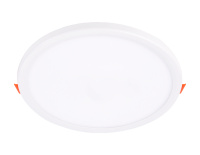 Встраиваемый ультратонкий светодиодный светильник с регулируемым крепежом 20W 6400K 220-240V D230*25 (A50-210) (Ambrella Light, DLR316)